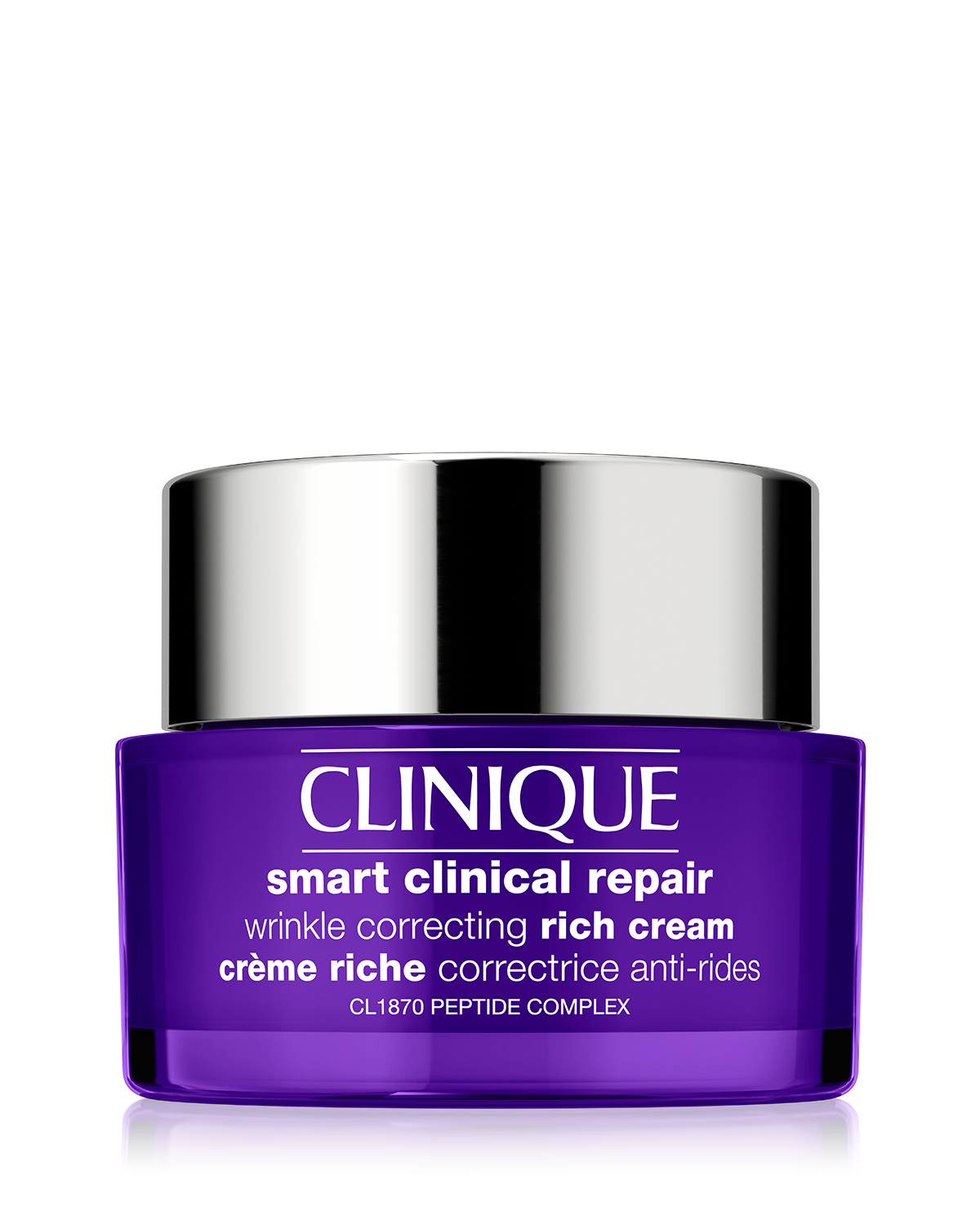 NEW Clinique Smart Clinical Repair™ Wrinkle Correcting Rich Cream<br>קרם לחות מזין לצמצום קמטים. מחליק, מחדש את מרקם העור וממלא אותו מחדש. לעור יבש - יבש מאוד.