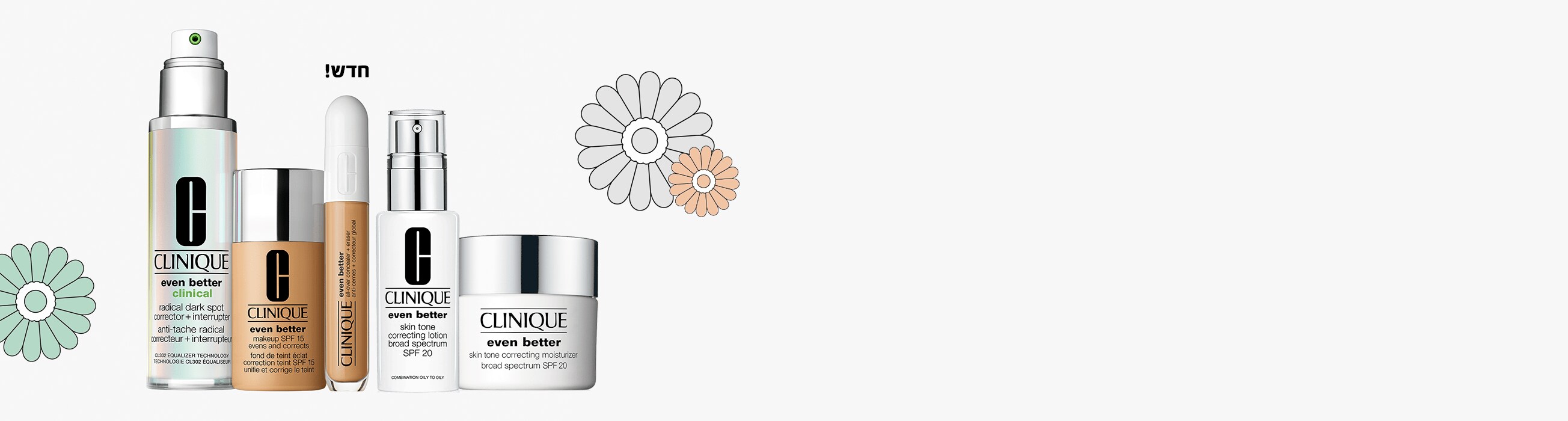 עוצמה כפולה לטיפול בכתמים כהים ופיגמנטציה.