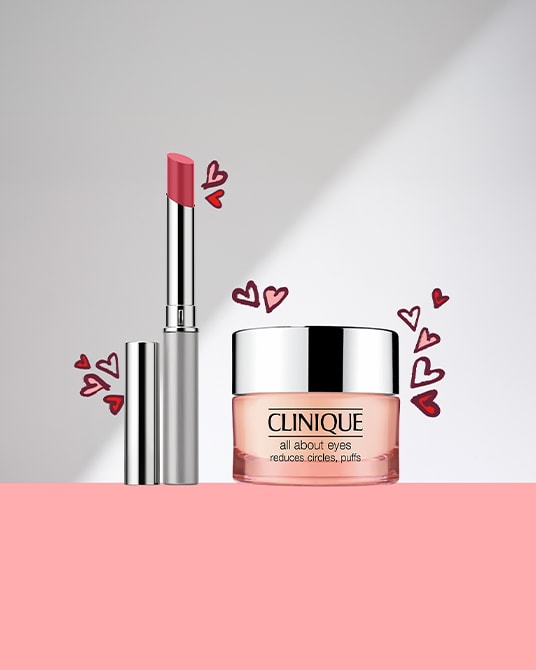 שפתון Pink Honey וקרם עיניים All About Eyes, הטבת ולנטיין!&lt;br&gt;סבון פנים מתנה ברכישת הזוג.&lt;br&gt;