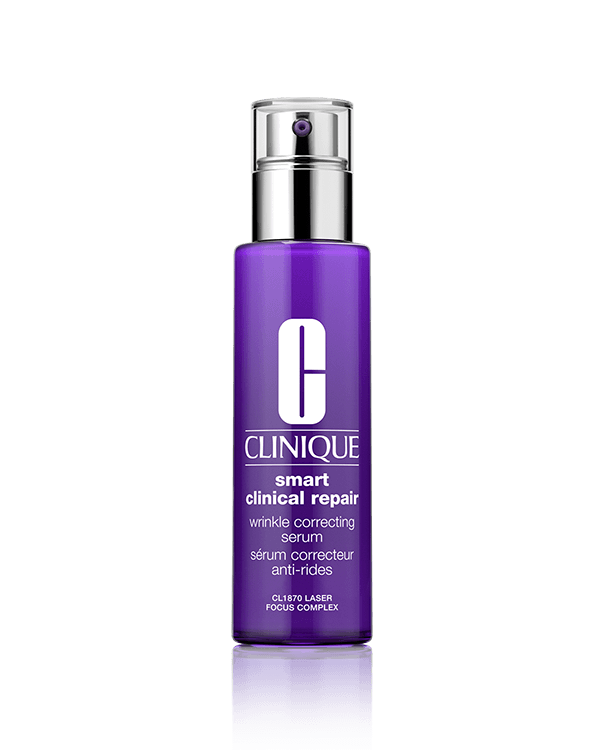 Clinique Smart Clinical Repair™ Wrinkle Correcting Serum&lt;br&gt;סרום טיפולי לצימצום מראה קמטים וקמטוטים, סרום סמארט בפורמולה חדשה ופורצת דרך לצמצום קמטים, חידוש מרקם העור והשבת הנפח.