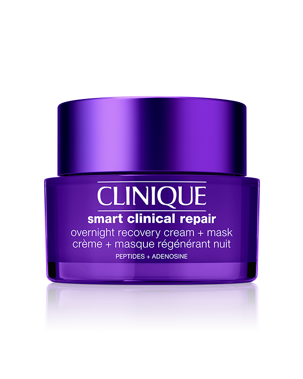 Clinique Smart Clinical Repair™ Overnight Recovery Cream + Mask&lt;br&gt;קרם + מסכת לילה במוצר אחד, קרם לחות ללילה המשמש גם כמסכה ומסייע לשקם ולחדש את העור, מרגיע רגישות ומחליק קמטים וקמטוטים באופן נראה לעין. &lt;br&gt;