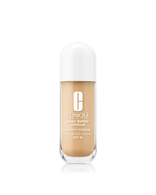 Even Better Clinical™ Vitamin Makeup SPF 50<br>מייקאפ עם SPF 50, מועשר בויטמינים למראה עור בריא, טבעי וזוהר.<br><b>גימור: </b>זוהר<br><b>כיסוי:</b> קליל, ניתן לבנייה