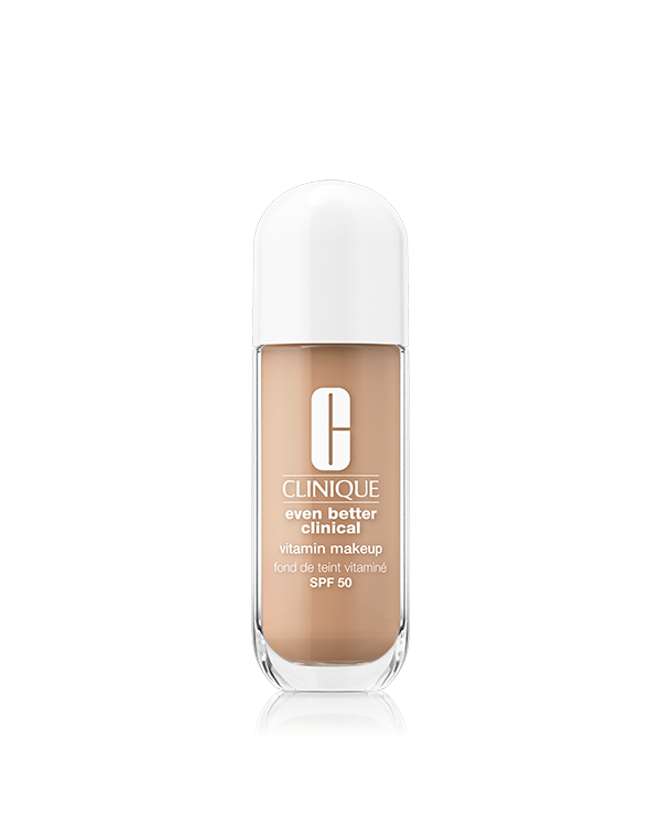 Even Better Clinical™ Vitamin Makeup SPF 50<br>מייקאפ עם SPF 50, מועשר בויטמינים למראה עור בריא, טבעי וזוהר.<br><b>גימור: </b>זוהר<br><b>כיסוי:</b> קליל, ניתן לבנייה