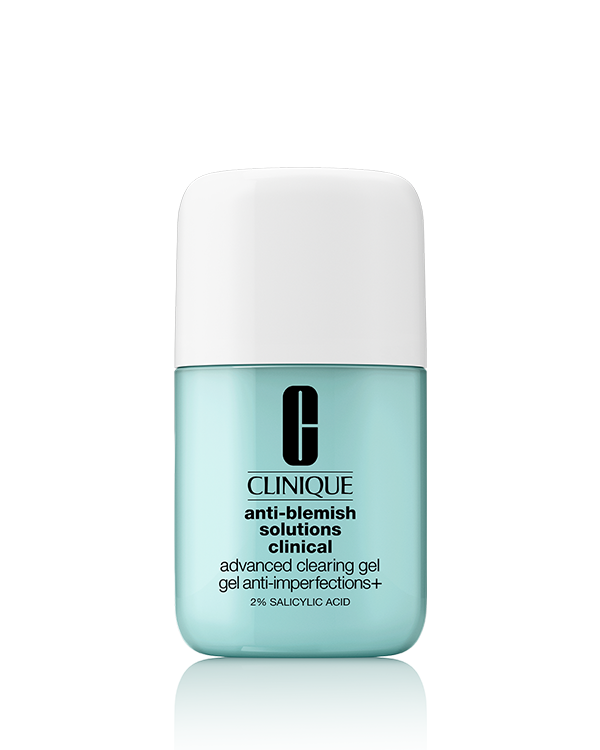 Anti Blemish Solutions Clinical™ Advanced Clearing Gel&lt;br&gt;ג&#039;ל מתקדם לטיפול נקודתי בפצעונים., הפורמולה החדשה והמתקדמת שלנו מכילה 2% חומצה סליצילית ותסיסת לקטובצילוס המסייעת להרגיע אדמומיות כתוצאה מגירוי.&lt;br&gt;&lt;br&gt;